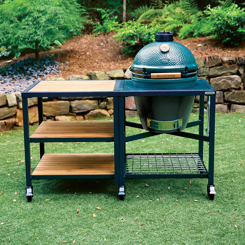 Expandable Modular Table Nest System for Large XL Big Green EGG Texas BBQ Grills