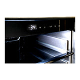 Top front control panel in the Blaze narrow 15" outdoor refrigerator. Model is BLZ-SSRF-15.