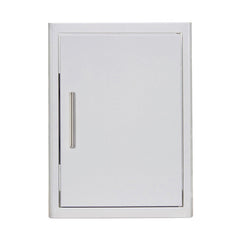 Front view, Blaze 21-inch, single access, vertical and revisible storage door. Blaze model is BLZ-SINGLE-2417-R-SC.