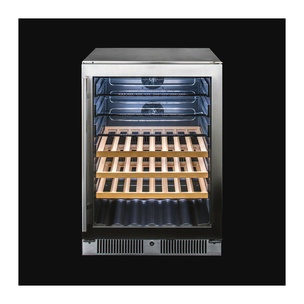 Blaze 24" 5.5 cu. ft. Outdoor Glass Door Beverage Cooler, BLZ-GDBEV- 5.5