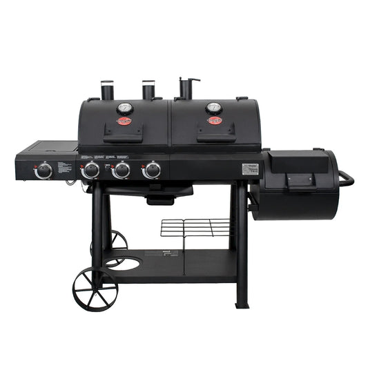 Char-Griller Texas Trio 3070 Gas, Charcoal & Offset Smoker Grill