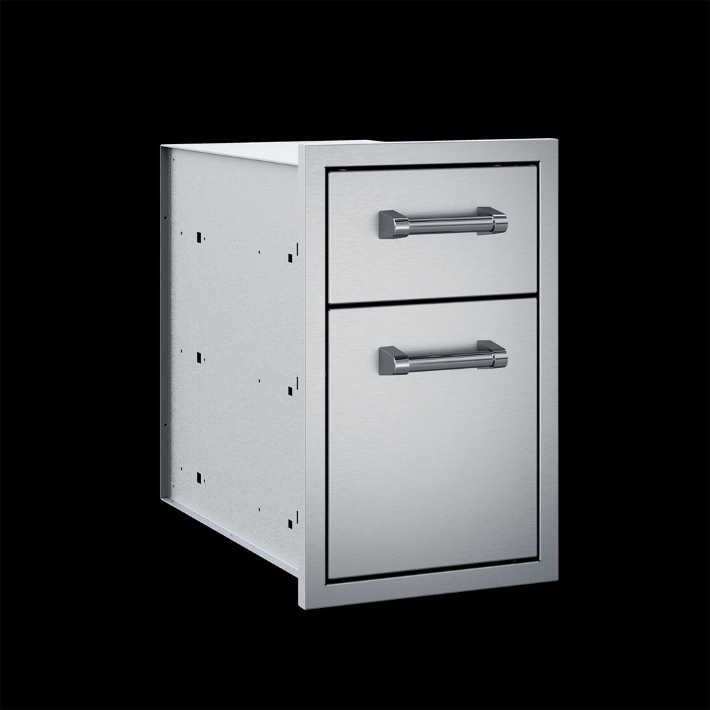 Delta Heat 13" Delta Heat Double Drawer, DHSD132-B