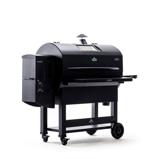 Front side view of the Peak 2.0 Prime Green Mountain Pellet Grill.