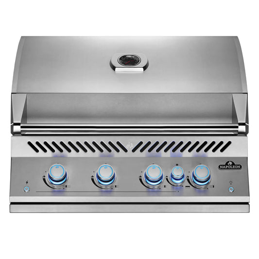 Napoleon 700 Series 32  built-in gas grill, front view.