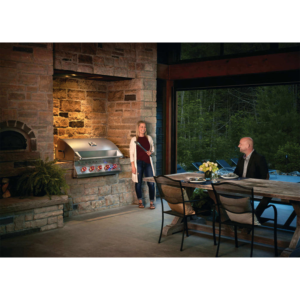 Napoleon 700 Series 38 displayed in an outdoor patio. 