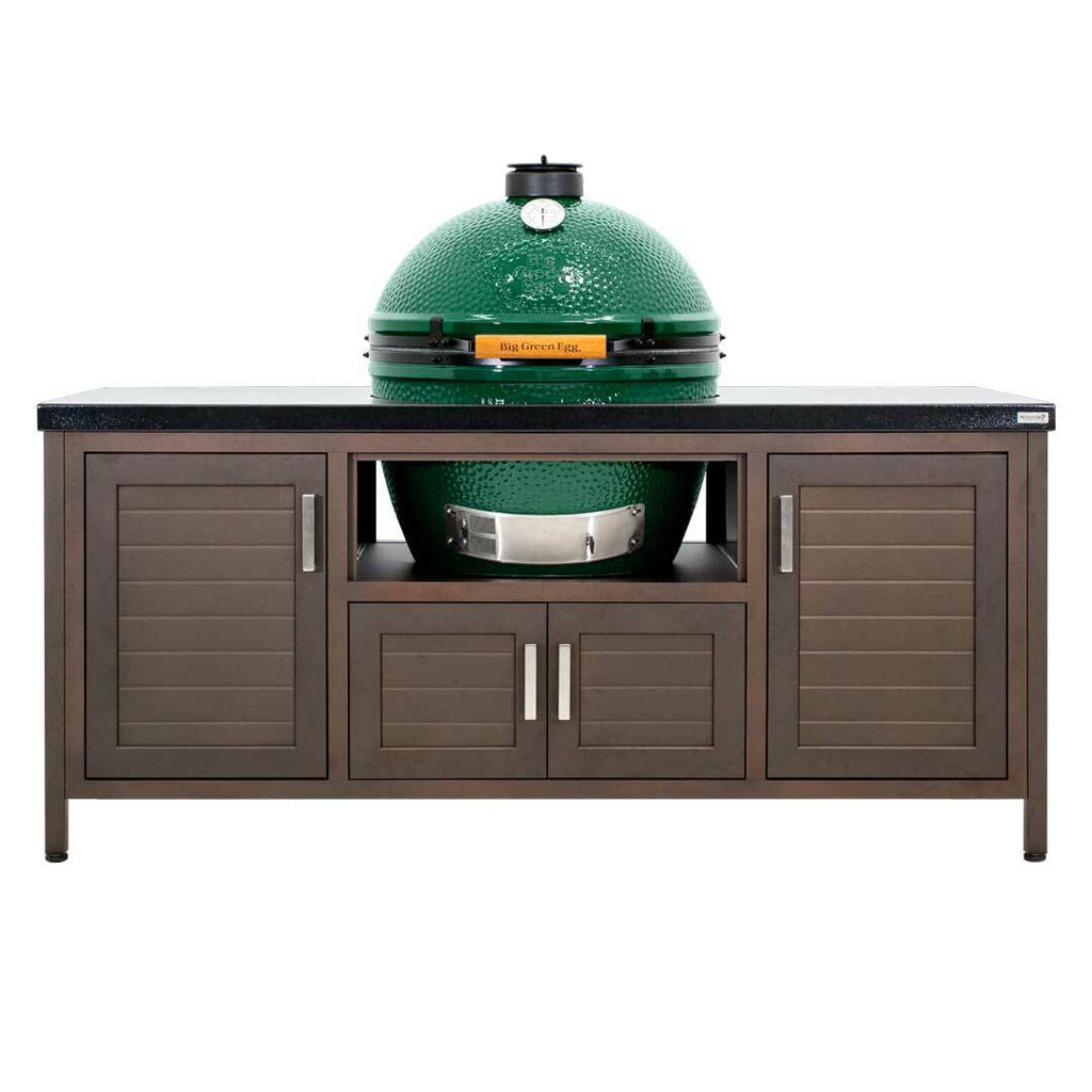 XL Big Green EGG in 72" Farmhouse Table