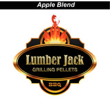 20 lb. bag of Lumber Jack Apple Blend pellets. Lumber Jack Apple Blend is 60% red oak & 40% apple.