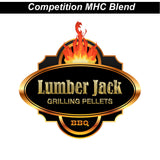 20 lb. bag of Lumber Jack Competition Blend pellets. Lumber Jack Competition Blend is equal parts maple, hickory, cherry.