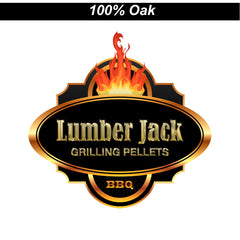 20 lb. bag of Lumber Jack Oak pellets. Lumber Jack Oak is 100% red oak.
