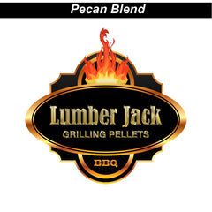 20 lb. bag of Lumber Jack Pecan Blend pellets. Lumber Jack Pecan Blend is 60% red oak & 40% pecan.