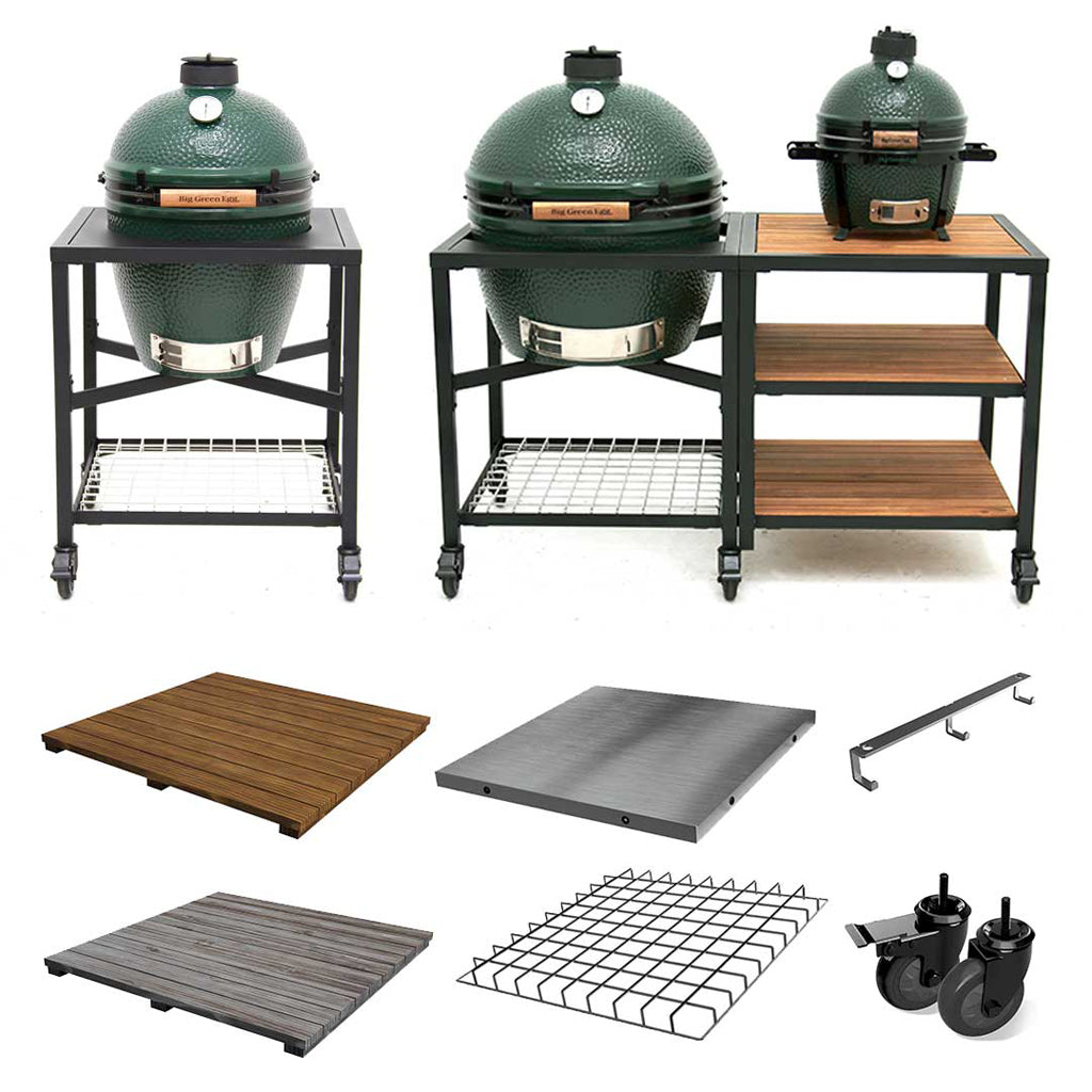 Modular Nest set options for Big Green EGG